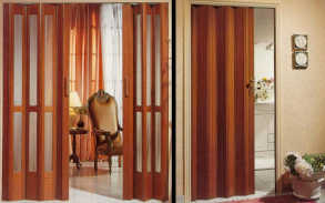 Puertas plegables PCV