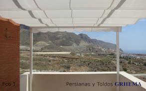 Toldo plano palilleria