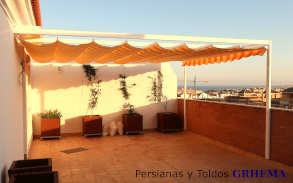 Toldo plano palilleria