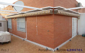 Toldo plano palilleria