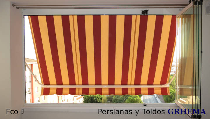 Toldo punto recto