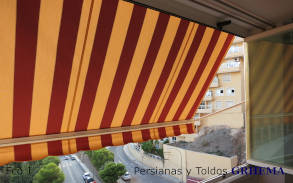 Toldo punto recto